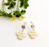 Wide Daisy Stud Earrings