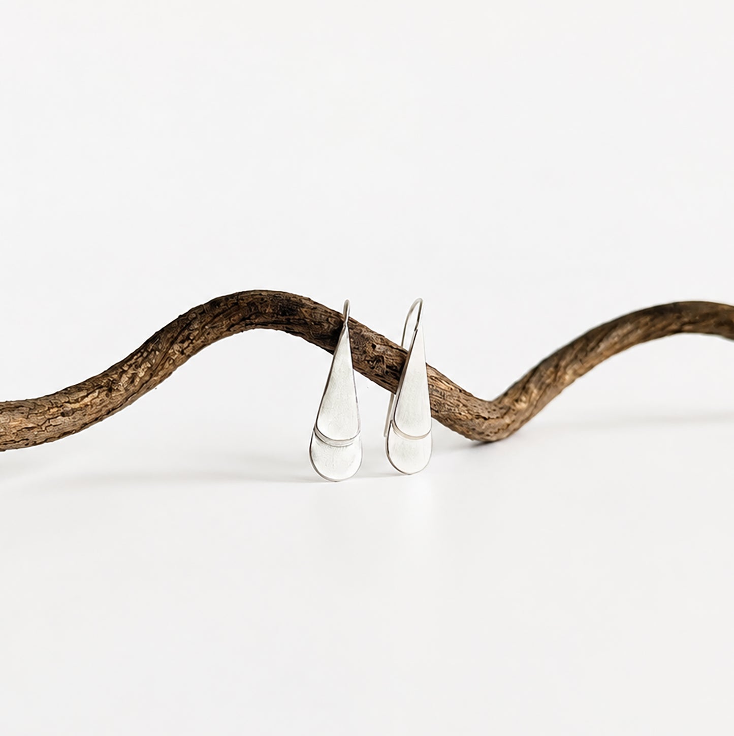 Layered hook earrings