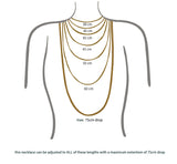 Nordic Square and Resin Necklace