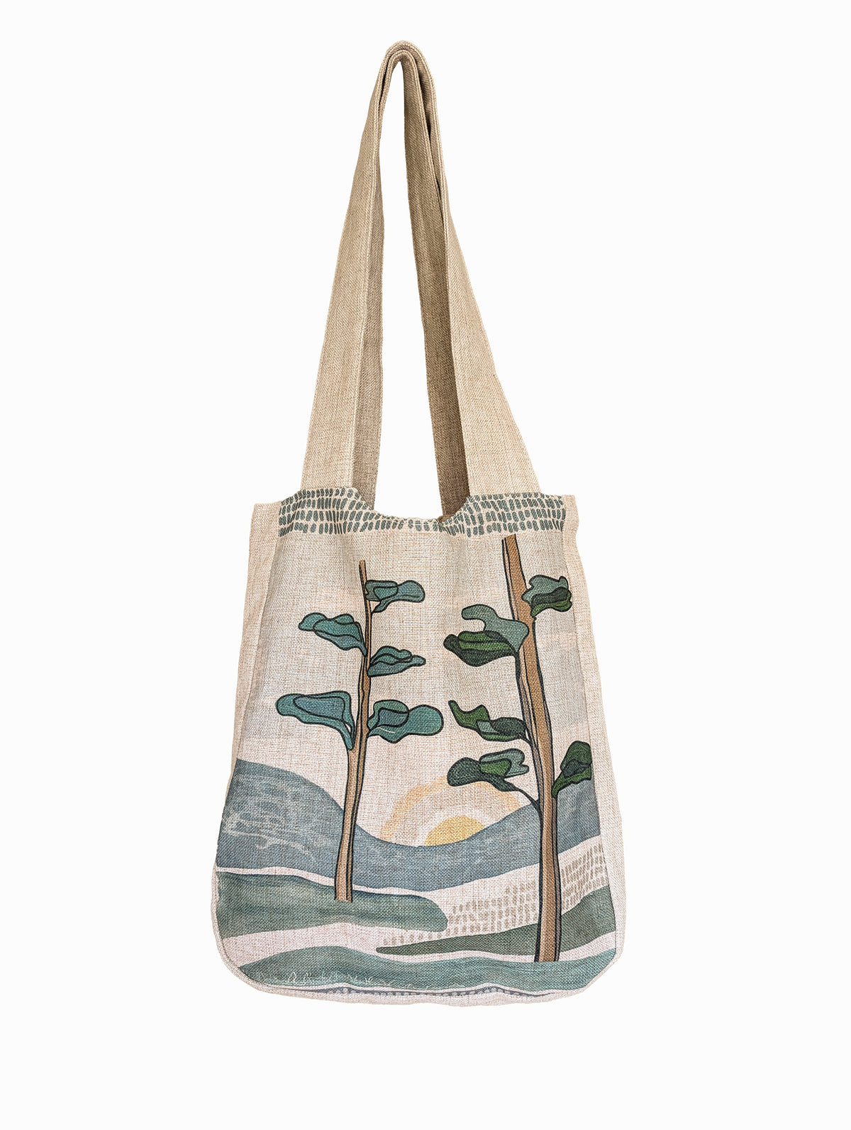 Setting Linen Shoulder Bag