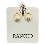 Small Circle Stud & Spacer Bead Features