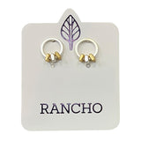 Small Circle Stud & Spacer Bead Features