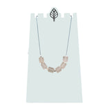 Multi Square Glass Necklace