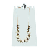 Mottled Wood Necklace