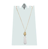 White Saber Necklace