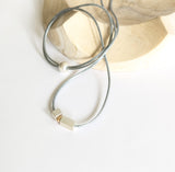 Block and Cube Necklace