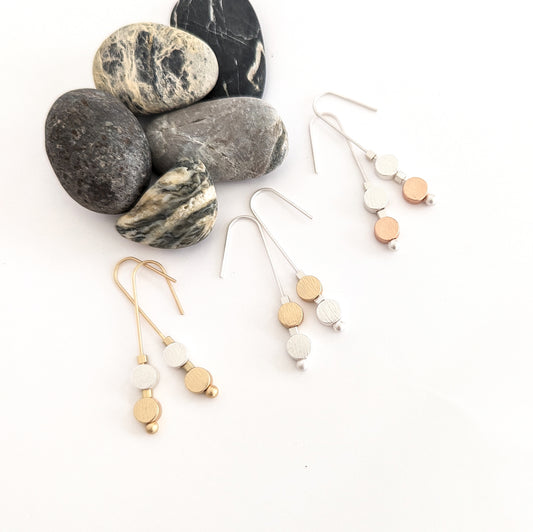 Double Dot hook earrings
