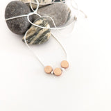 Three Dots on Chain Necklace