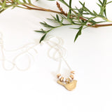 Winged bird chain necklace