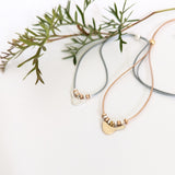 Winged Bird with spacer beads necklace