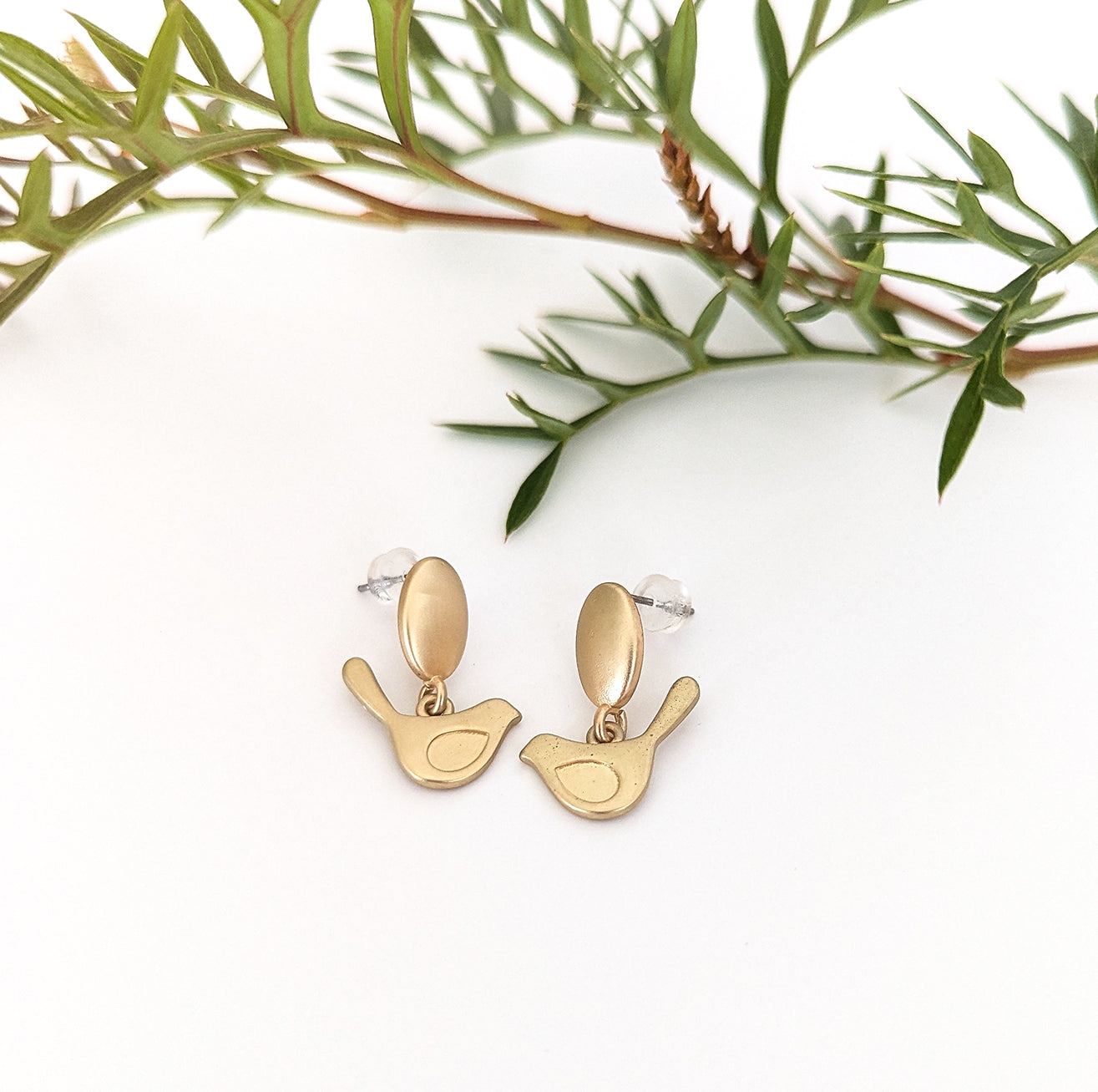 Bird and Oval studs