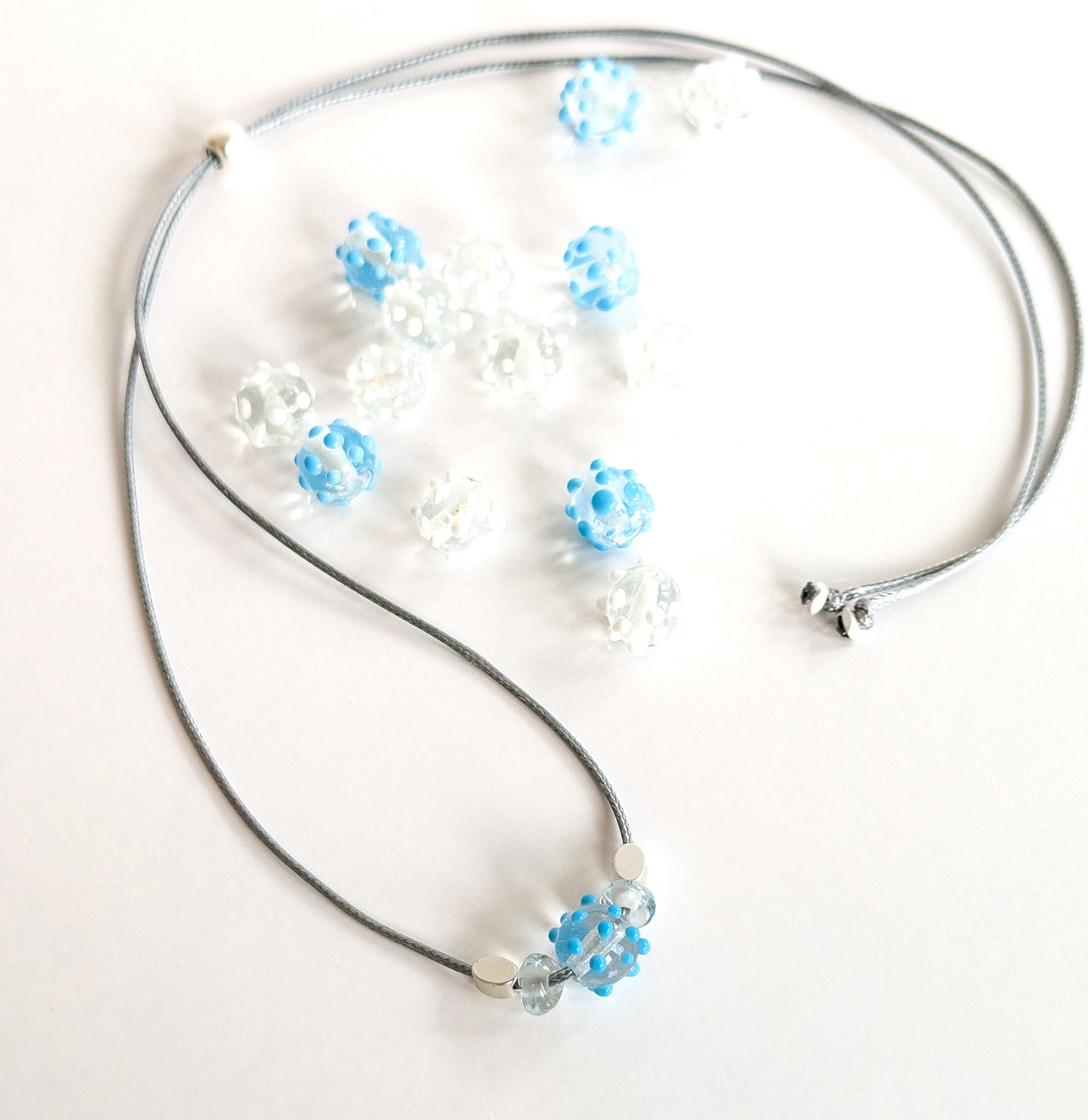 Dotted Glass Necklaces