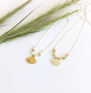 Oval Leaf Chain necklaces