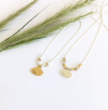 Oval Leaf Chain necklaces