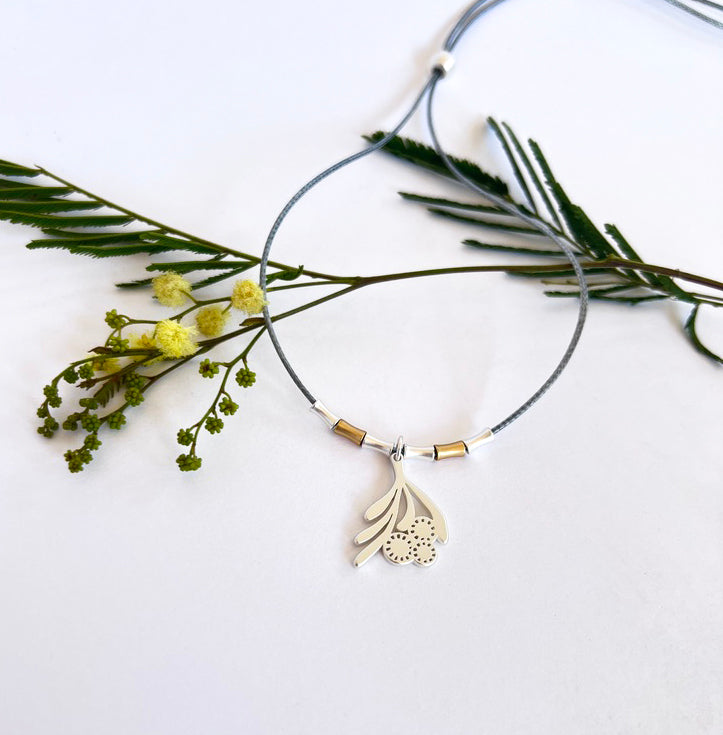 Wattle cord necklace