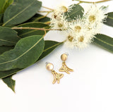 flowering gum stud earring