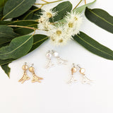 flowering gum stud earring