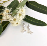 flowering gum stud earring