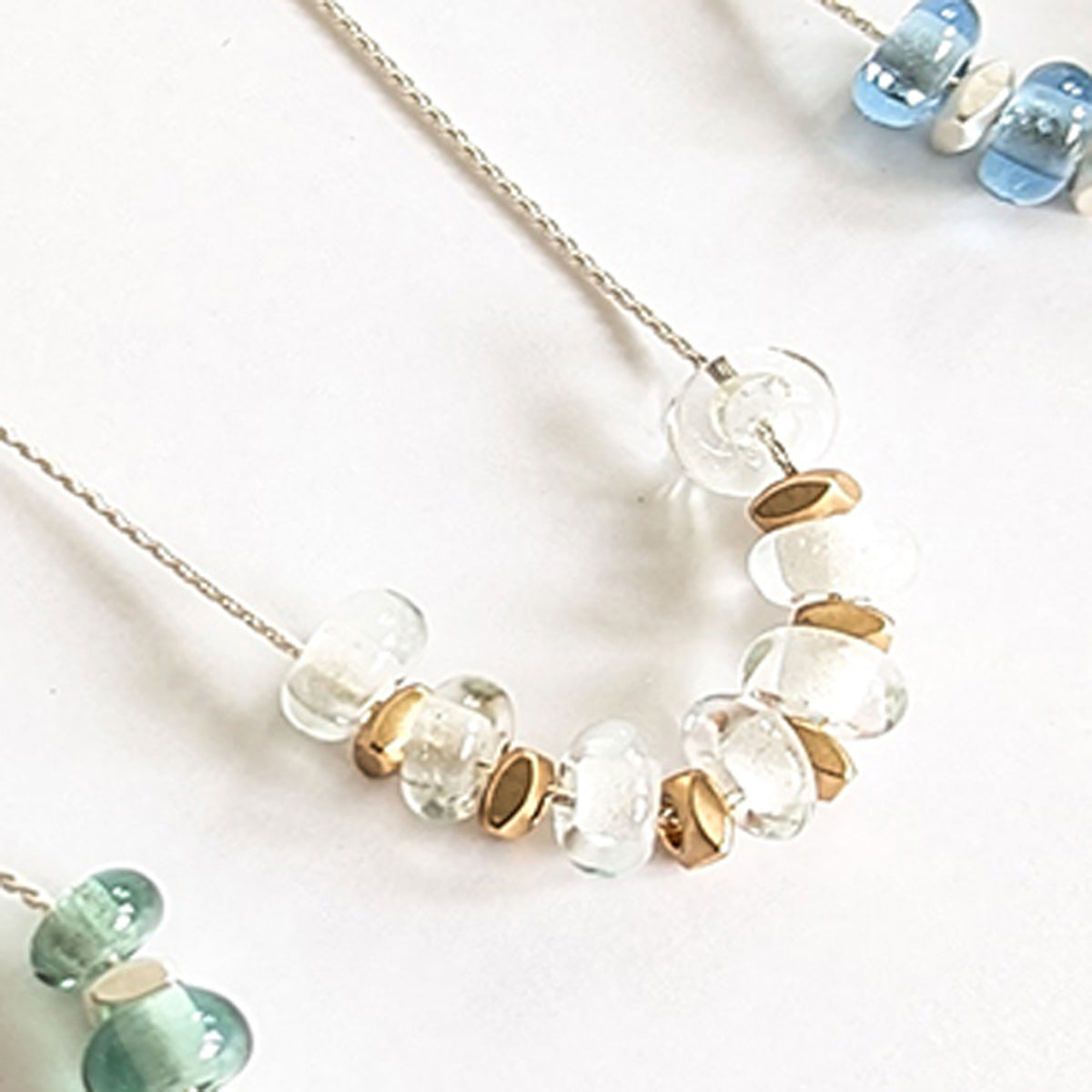 Glass bead Chain Necklaces