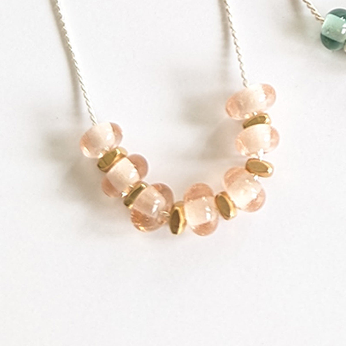 Glass bead Chain Necklaces