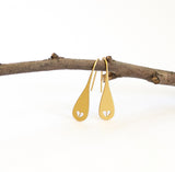 Heart cut-out hook earring