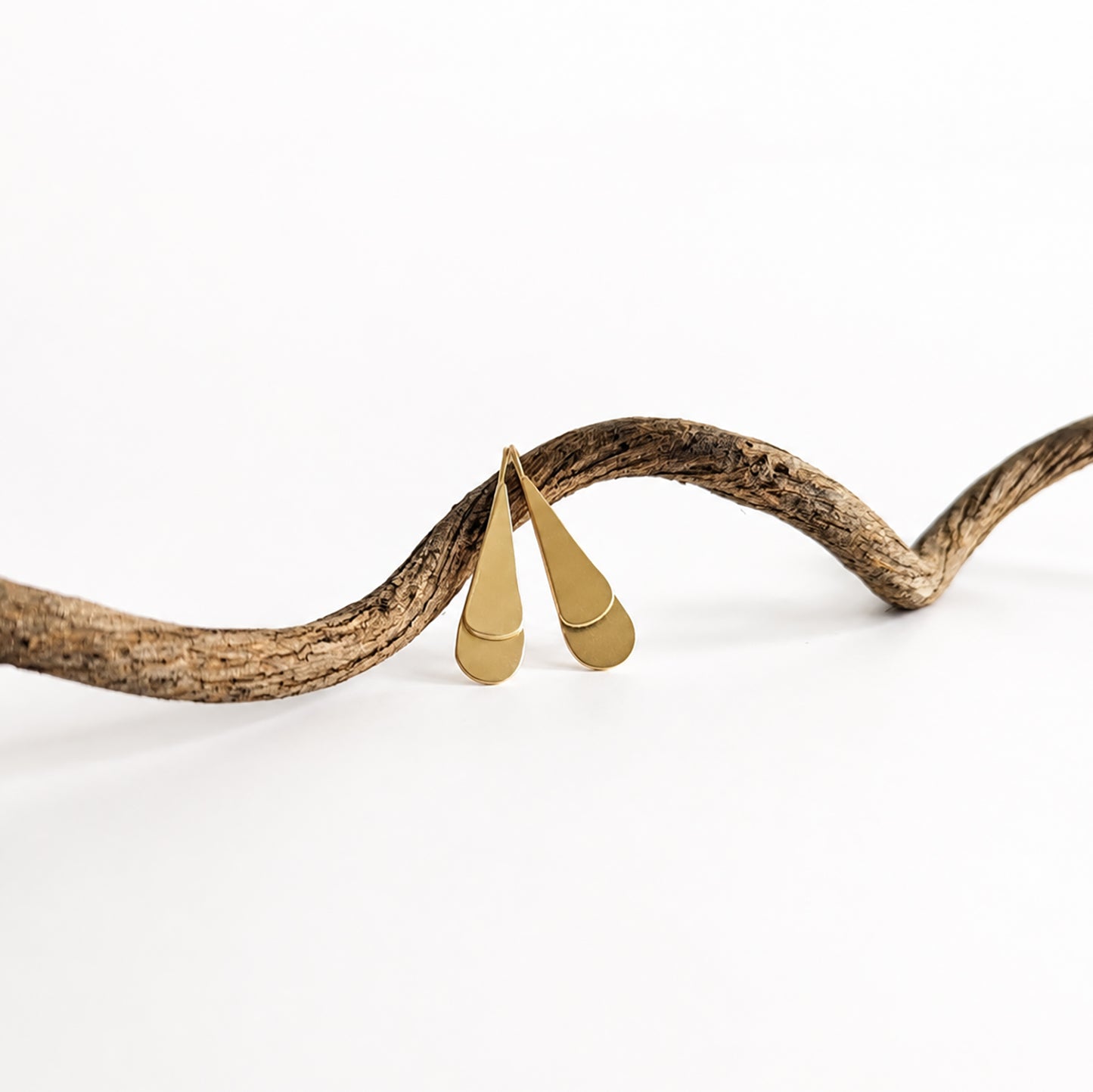 Layered hook earrings