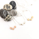 Three Dots on Chain Necklace
