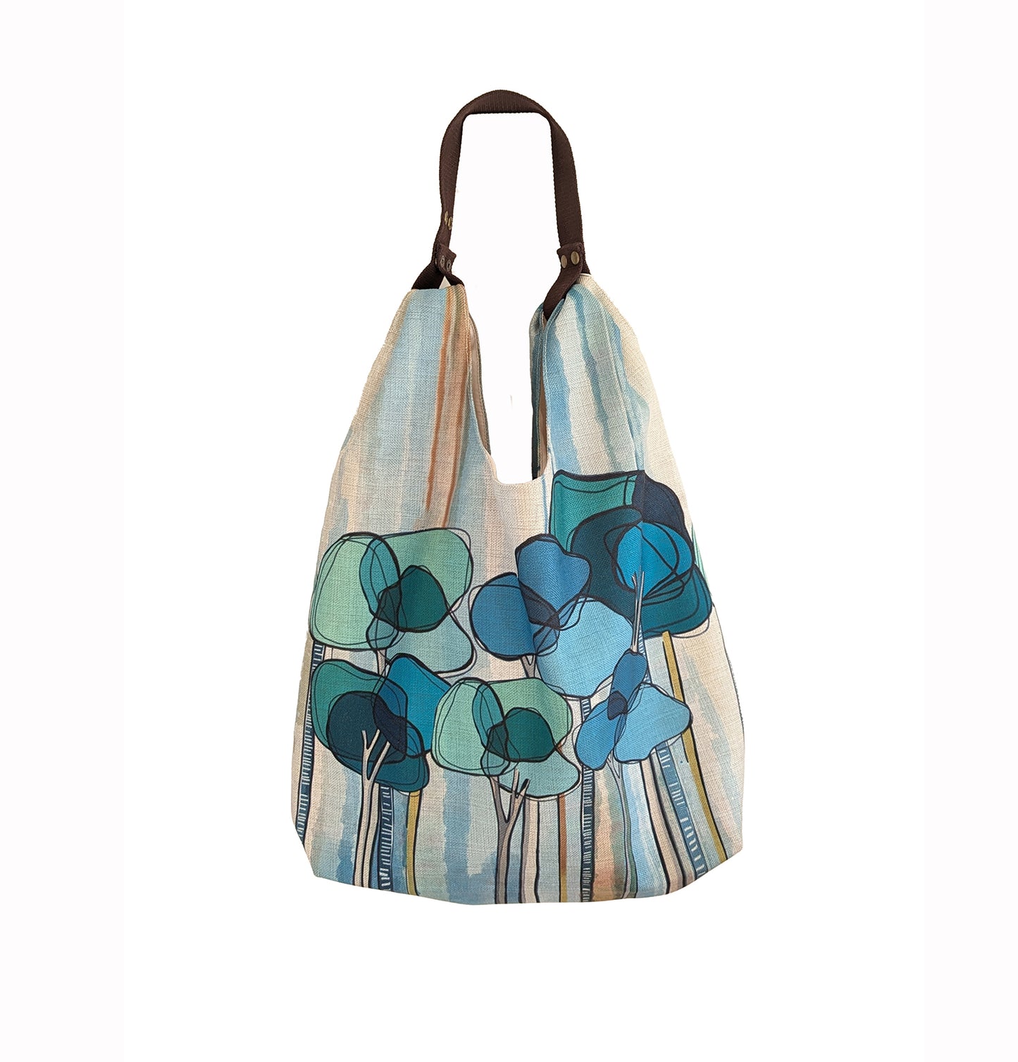 Night Gums woven handled bag