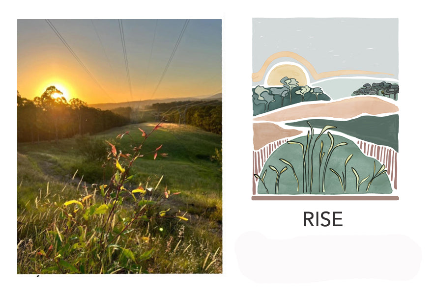 Rising canvas print