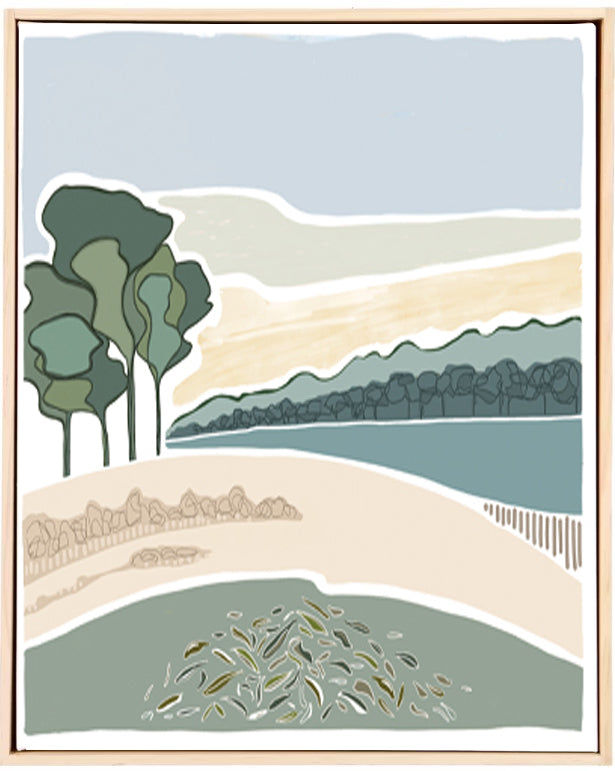 Down to the Creek canvas print