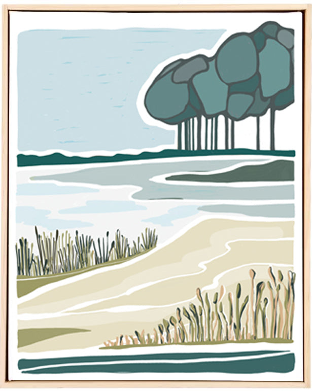 Next door canvas print