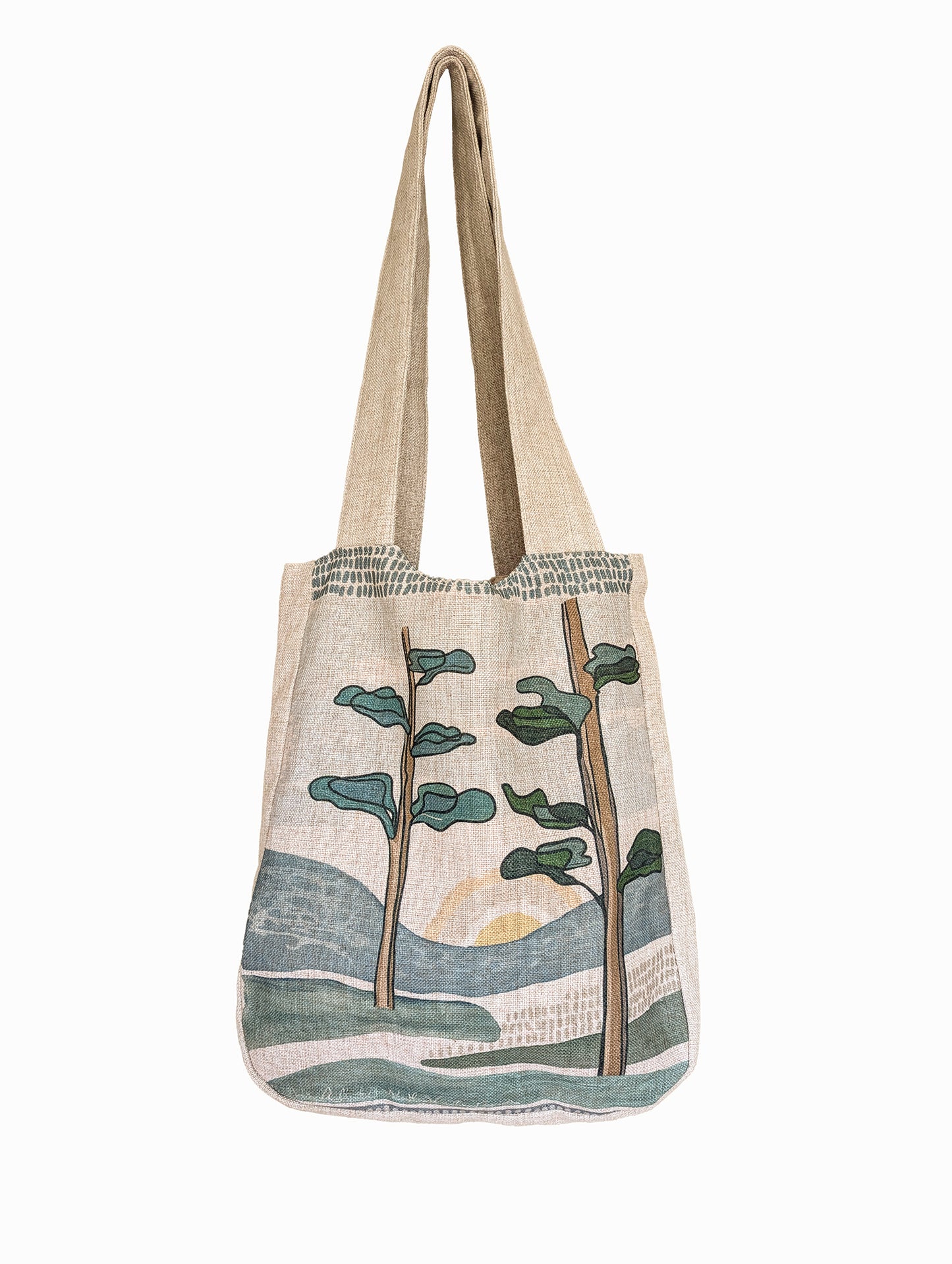 Setting Linen Shoulder Bag