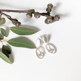 Gumnut charm oval stud earrings