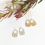 Leucadendron short hook earring