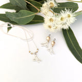 flowering gum stud earring