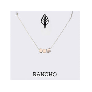 Triple Cube Necklace