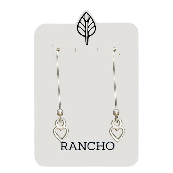 Hollow Heart Hook Earring