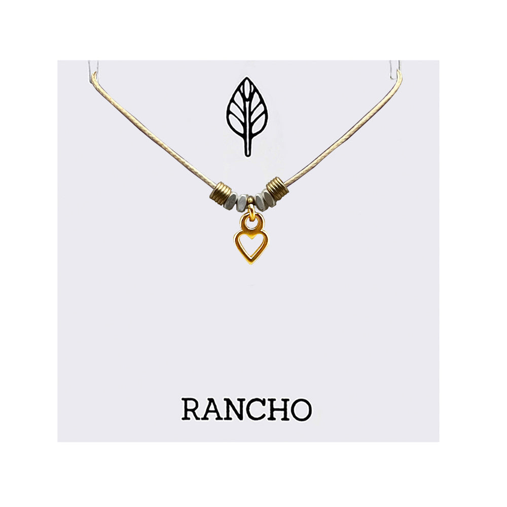 Hollow Heart Necklace