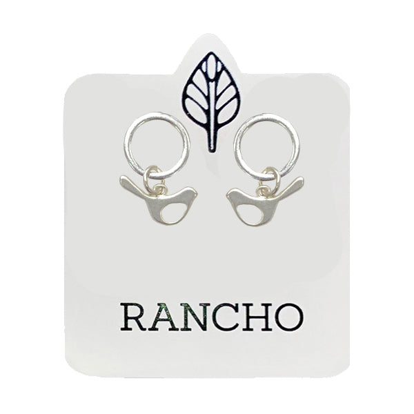 Smallest Bird Circle Studs