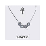 Solid Dot and Hollow Dot Necklace
