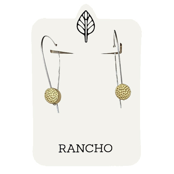 Long Wire Earring with Dot Feature