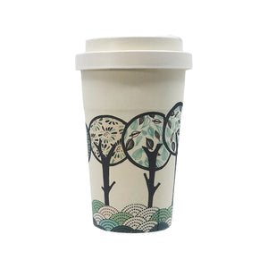 Long Forrest Bamboo Travel Mug