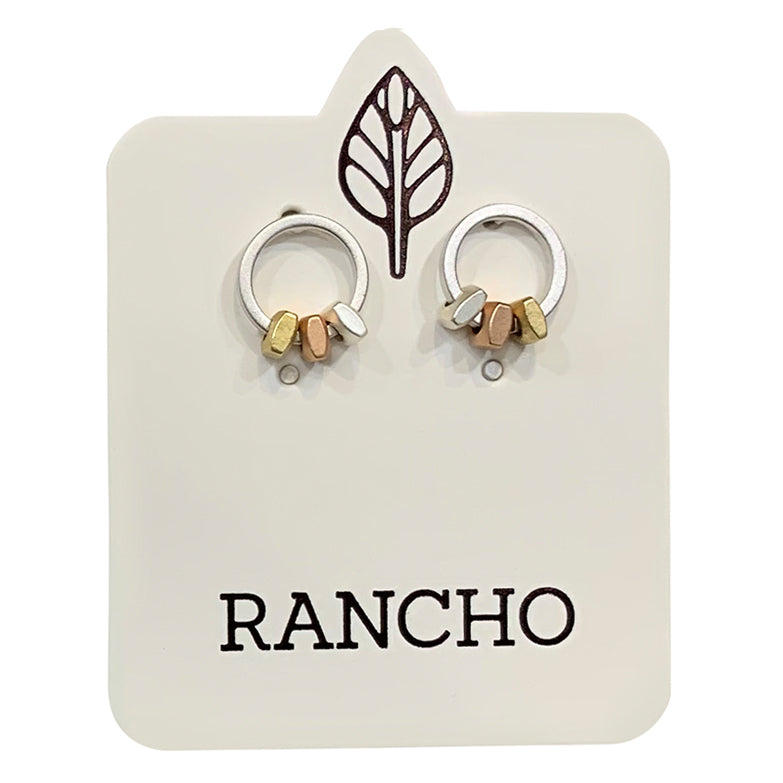 Small Circle Stud & Spacer Bead Features