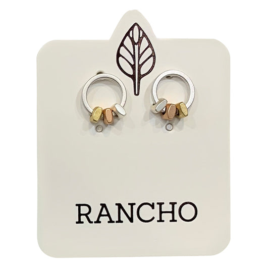 Small Circle Stud & Spacer Bead Features