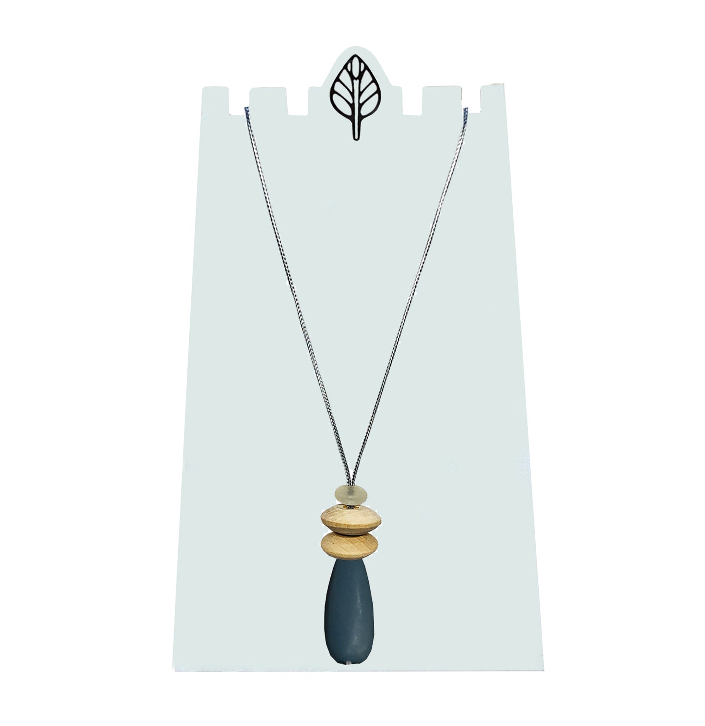 Resin Teardrop Necklace