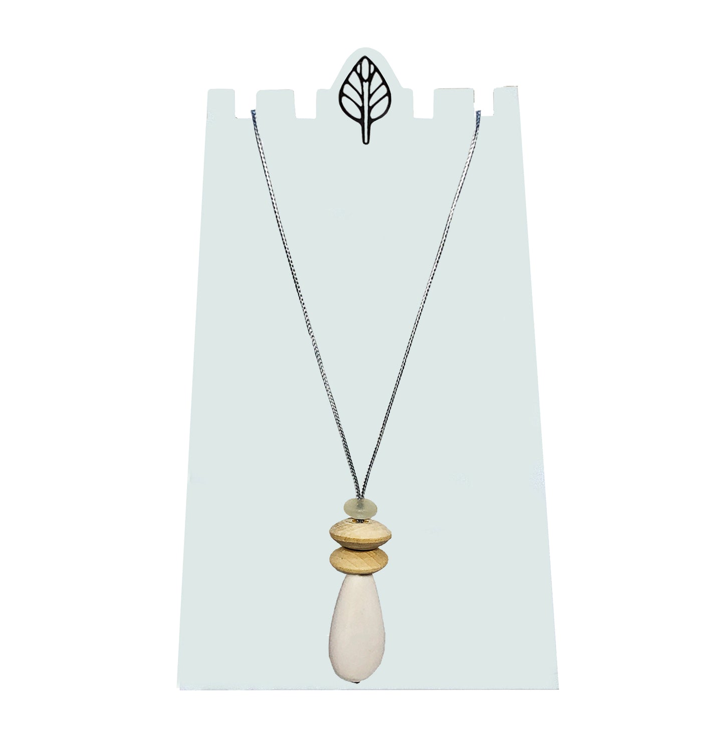 Resin Teardrop Necklace