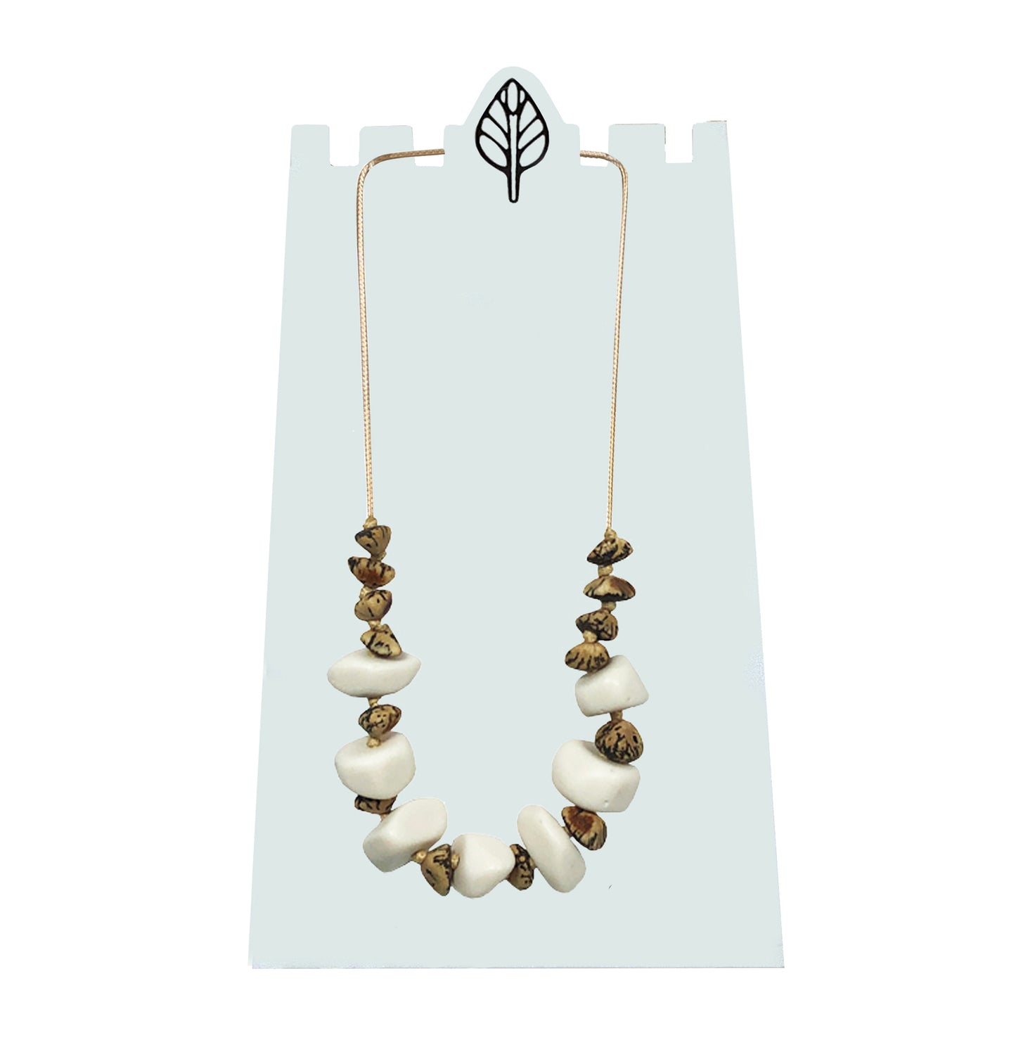 Mottled Wood Necklace
