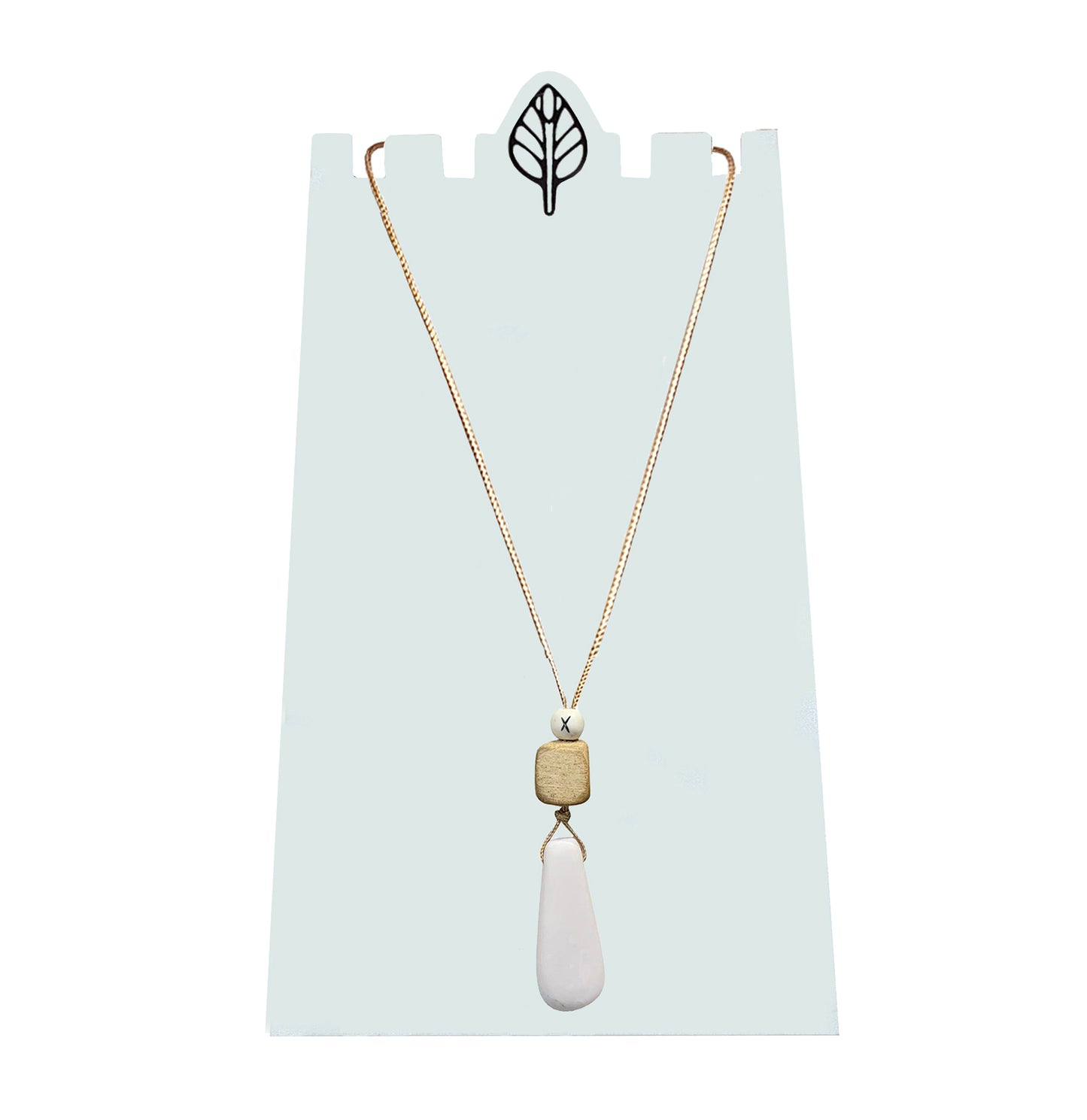 White Saber Necklace