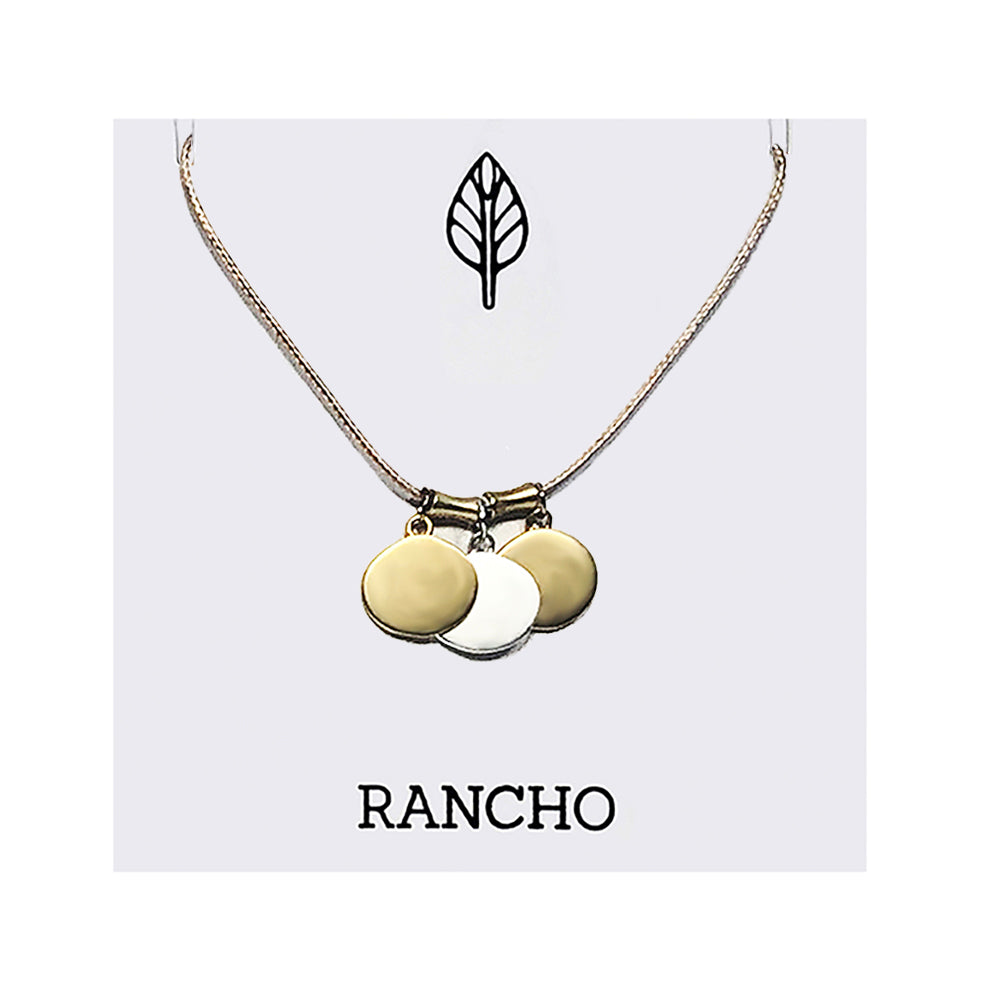 Oval Pendants Necklace