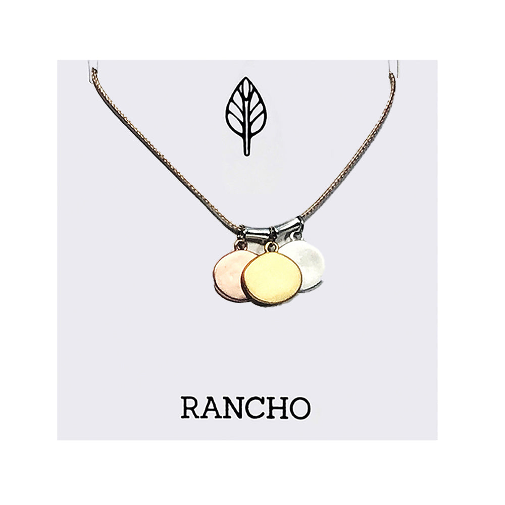 Oval Pendants Necklace